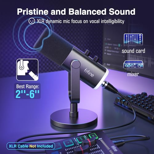 FIFINE Dynamic Microphone For Podcast Recording - Image 3