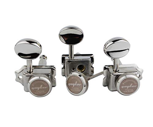guyker Vintage Guitar Lock String Tuners β Nickel - Image 3