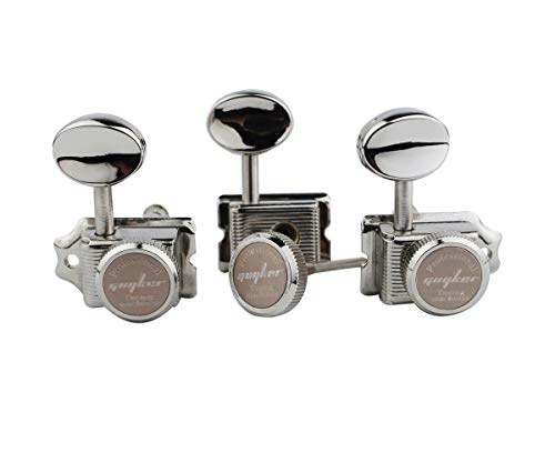 guyker Vintage Guitar Lock String Tuners β Nickel - Image 4