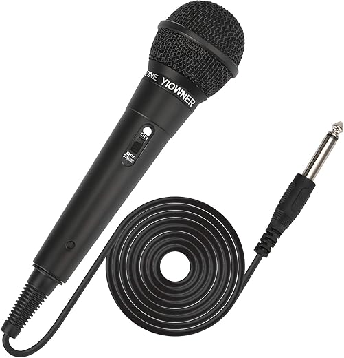 YIOWNER Karaoke Handheld Microphone With Cable
