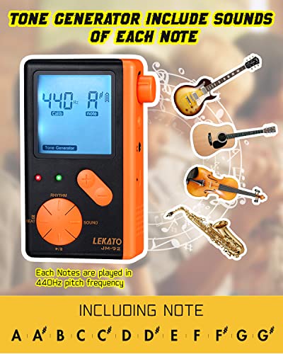 LEKATO Digital Metronome With Timer & Tones - Image 5