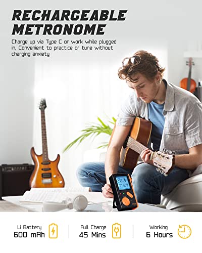 LEKATO Digital Metronome With Timer & Tones - Image 2