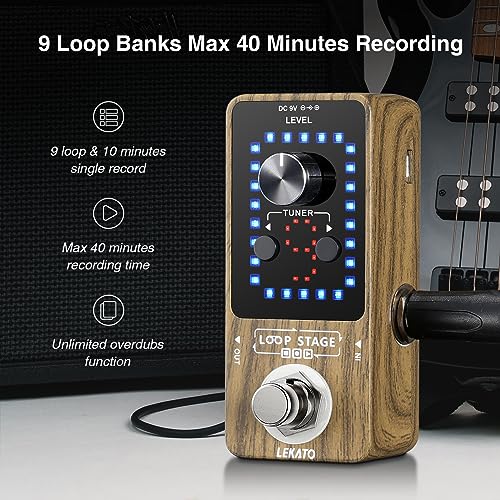 LEKATO Looper Guitar Pedal With Tuner - Image 2