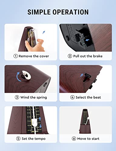 LINRAX M2 Mechanical Metronome For Instruments - Image 5