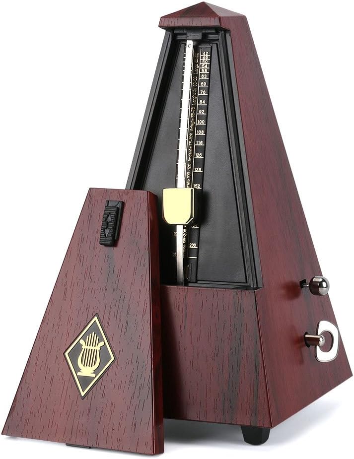 Metronome Mechanical Metronome for Musicians, Plastic Wood