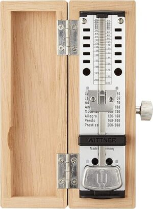 Wittner Mini Metronome Without Bell Oak 880250