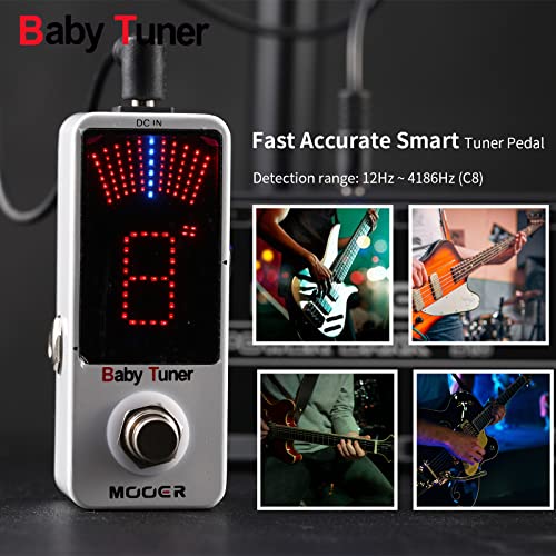 MOOER Baby Tuner Guitar Pedal With Mute - Image 4