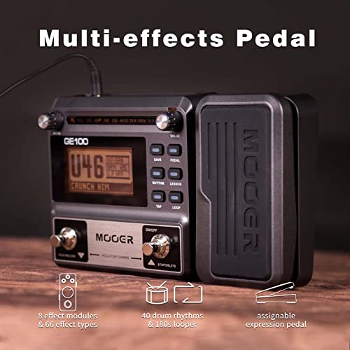 MOOER GE100 Multi-Effects Guitar Pedal - Image 2