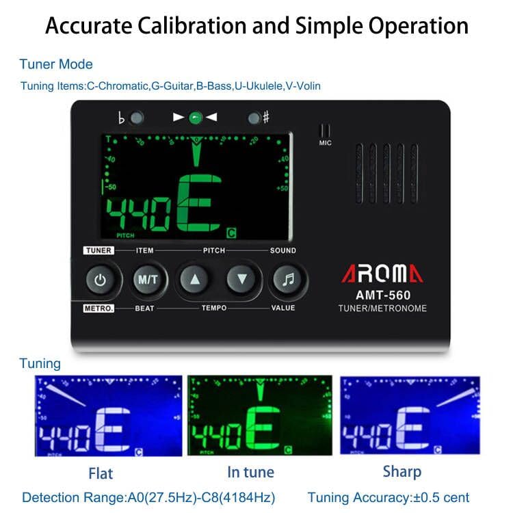 Moreup 3-In-1 Digital Metronome Tuner With Mic - Image 5