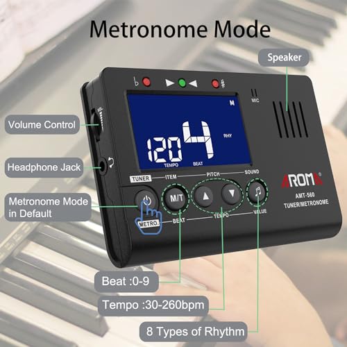 Moreup 3-In-1 Digital Metronome Tuner With Mic - Image 2