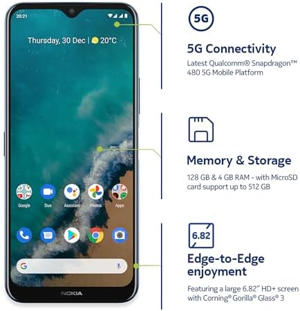 Nokia G50 5G Android Smartphone | 4/128GB | 48MP Camera - Image 4
