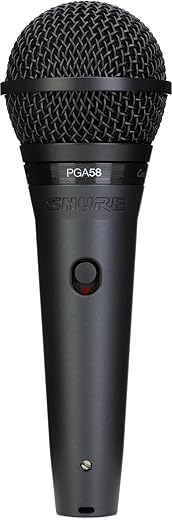 Shure PGA58 Dynamic Microphone - Handheld Mic