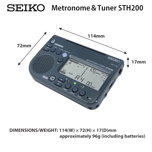 SEIKO STH200B Metronome Tuner, Loud Volume - Image 4