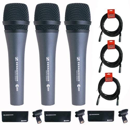Sennheiser E 835 Dynamic Vocal Stage Microphone Bundle - Image 2