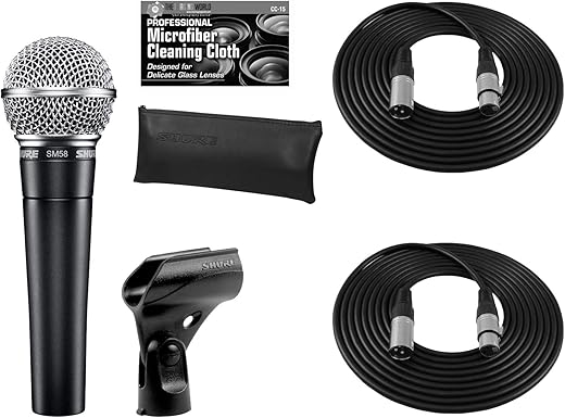 The Imaging World SM58-LC Cardioid Dynamic Microphone Bundle