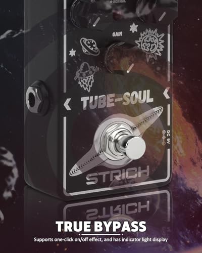 STRICH Tube Overdrive Distortion Pedal, Compact Mini - Image 5