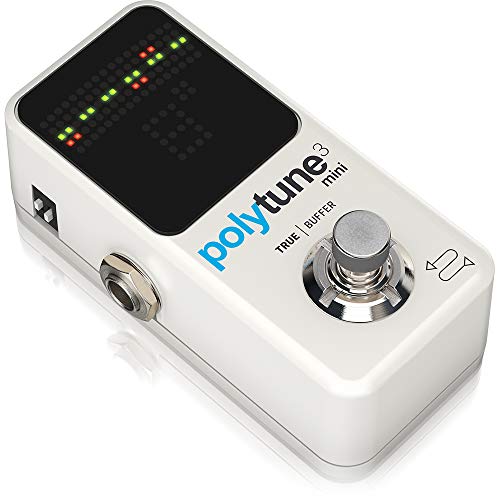 TC Electronic Polytune 3 Mini Polyphonic Tuner, White - Image 2