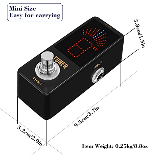 Vivlex HD LED Display Chromatic Tuner Pedal - Image 4