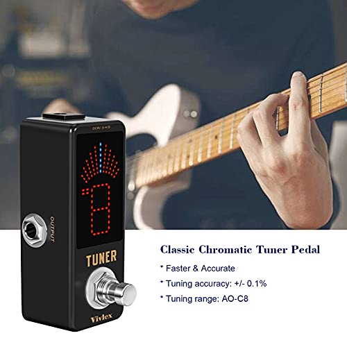 Vivlex HD LED Display Chromatic Tuner Pedal - Image 2