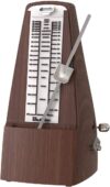 Ueteto Wood Grained Mechanical Metronome Tower Design