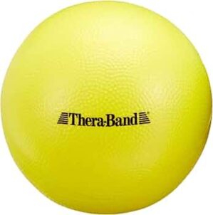 THERABAND Mini Ball, Small Exercise Ball for Yoga, Pilates, Abdominal Workouts, Shoulder Therapy, Core Strengthening, At-Home Gym & Physical Therapy Tool