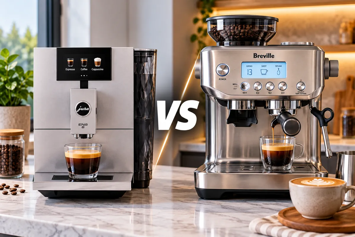 Jura ENA 8 vs Breville Barista Pro