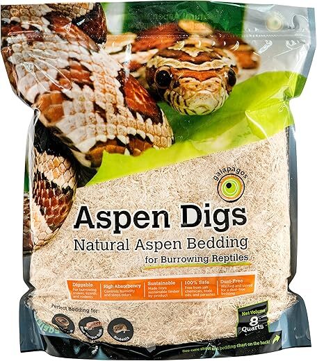 Galapagos 05064 Aspen Digs Shavings Bedding, Natural