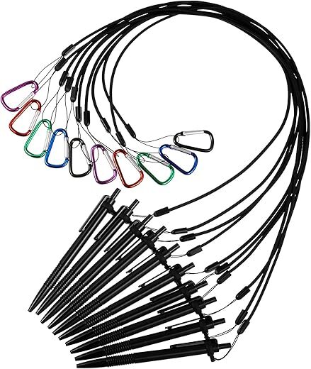 Lewtemi 10 Sets 24 Inch Pen Leash Lanyard