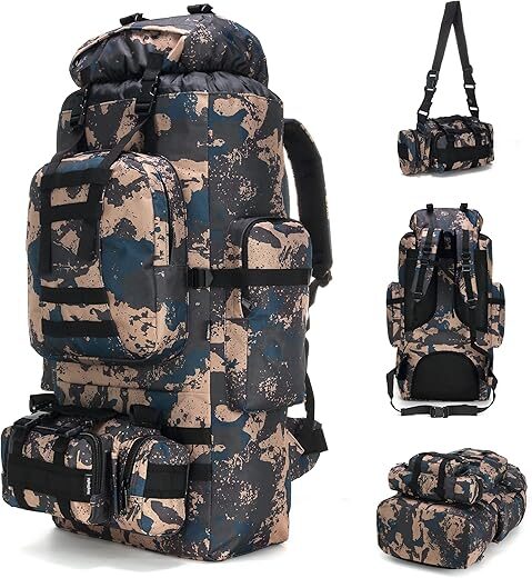 King’sGuard 100L Military Camping Hiking Backpack