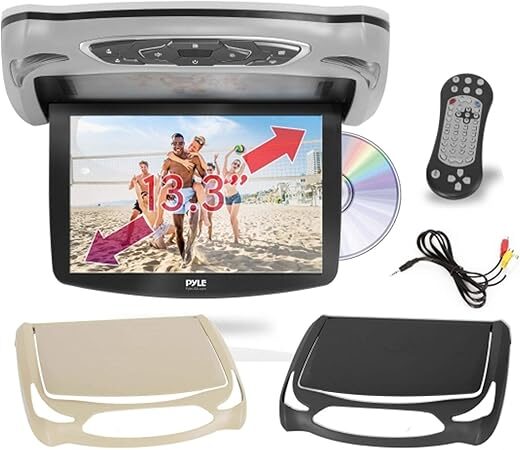 Pyle 13.3 Inch Car Roof DVD Player Monitor