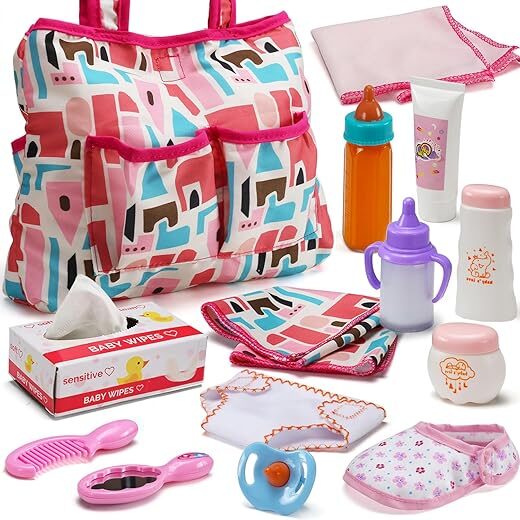 Bakatatoyz 14 Pack Baby Doll Accessories Set