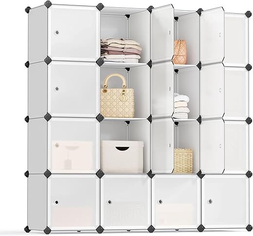 SONGMICS 16-Cube DIY Closet Storage Organizer