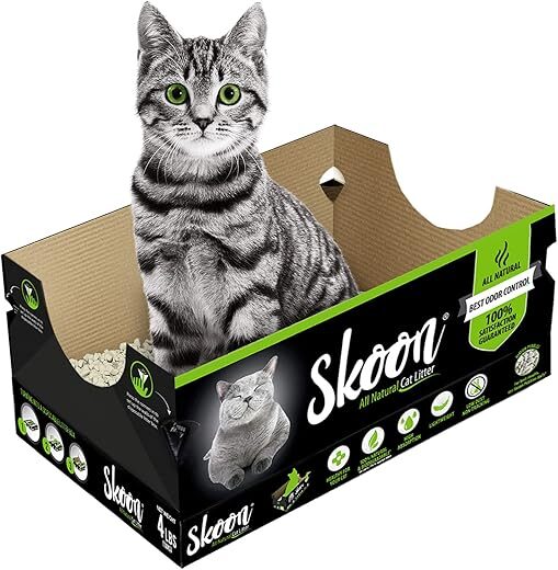 Skoon (2 Std Boxes) All-Natural Medium Disposable Cat Litter
