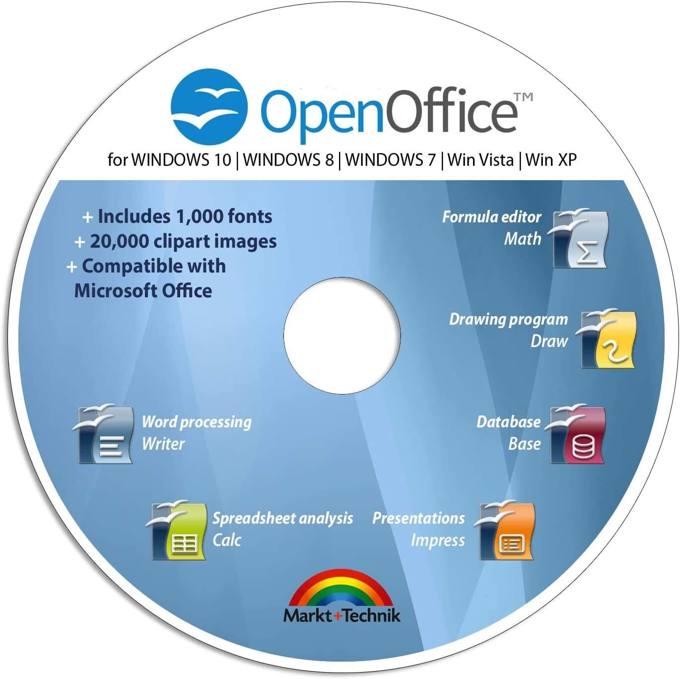 Markt + Technik 2024 Office Suite CD/DVD for Windows