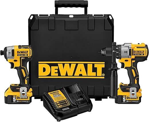 DEWALT 20V MAX Hammer Drill & Impact Driver (DCK299P2)
