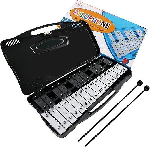 EASTROCK 25 Notes Glockenspiel Xylophone For Kids