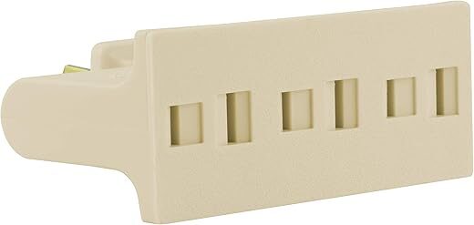 GE 3-Outlet Grounded Wall Tap Splitter