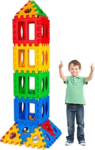 Costzon 32 Pieces Jumbo Building Blocks Set