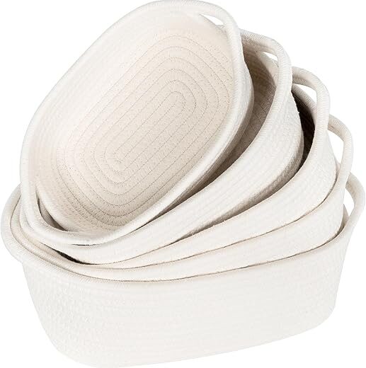 MINTWOOD Design 5 Piece Storage Basket Set, Dot