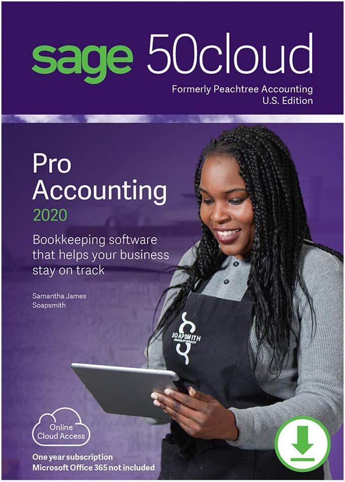 Sage Software 50cloud Pro Accounting 2020 U.S. Subscription