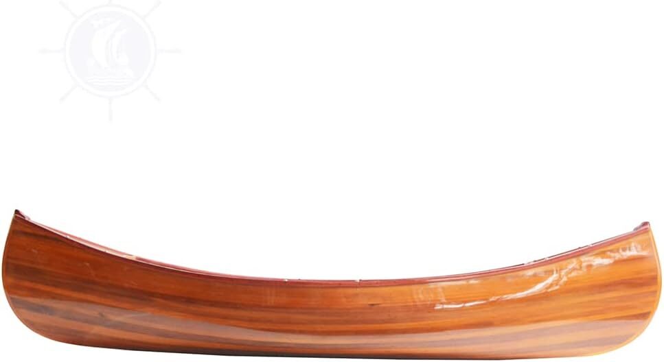 Old Modern Handicrafts 6-Foot Wooden Canoe Display Model