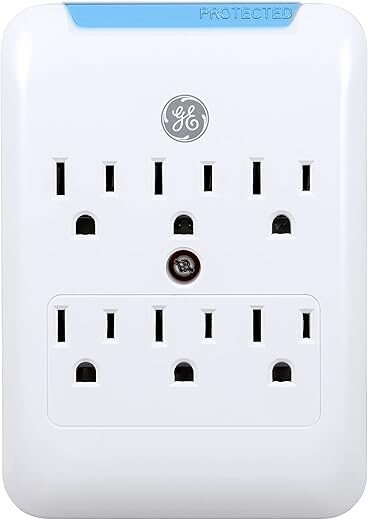 GE Pro 6-Outlet Surge Protector