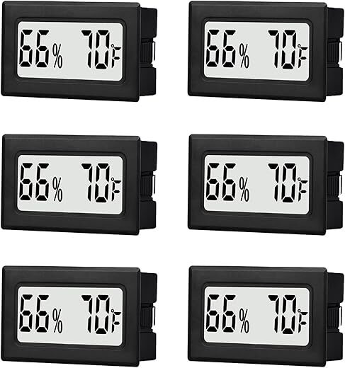 TASOGEN Mini Small Digital Hygrometer Thermometer