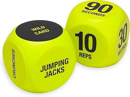 SPRI 6-Sided Exercise Dice for Group Fitness