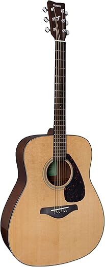 YAMAHA 6 String Acoustic Guitar, Dreadnought FG800J NT