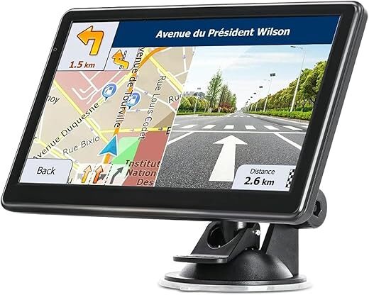 GIFEHU 7 Inch Car GPS Navigator With 2024 Maps