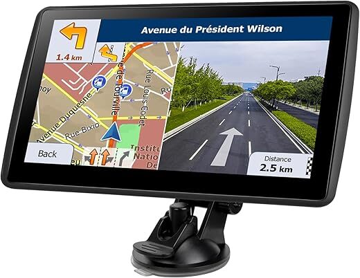GIFEHU 7 Inch GPS Navigator With 2024 Map
