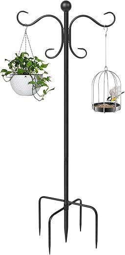 AOMGD 76 Inch Adjustable Double Shepherds Hook