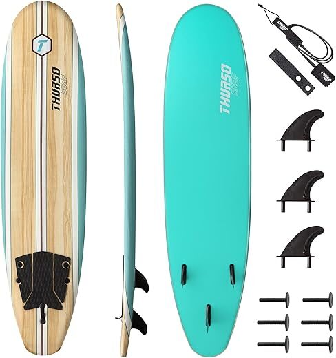 THURSO SURF 7ft Soft Top Foam Beginner Surfboard
