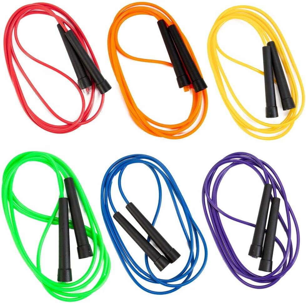 Crown Sporting Goods 8 Ft. Speed Jump Ropes, Six Pack